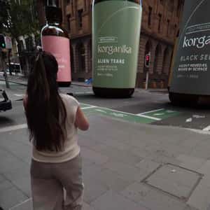Serum Turns Street into Garden in a fake-out-of-home ad of Korganika