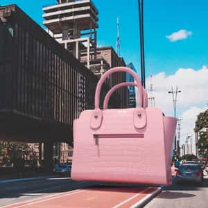 Makeup Products Spill on Bike Lane in a fake-out-of-home ad of Mary Kay