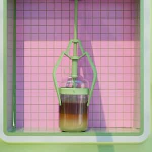 Claw Machine Delivers Coffee in a fake-out-of-home ad of Nespresso