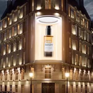 Hair Streams Out of Screen in a fake-out-of-home ad of L'Oréal