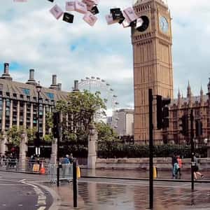 Big Ben Releases Shopping Bags in a fake-out-of-home ad of Kay Beauty by Katrina