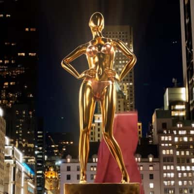 Red Cloth Unveils Model Trophy in a fake-out-of-home-ad of Victoria’s Secret