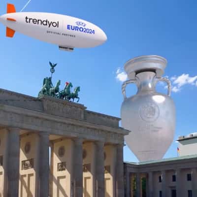 Trophy and Airships Spotted in a fake-out-of-home-ad of Trendyol