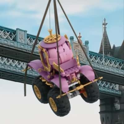 Custom Build Blocks Spotted in Cities in a fake-out-of-home ad of LEGO