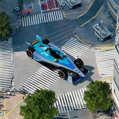 Sports Car Transforms into Robot in a fake-out-of-home ad of CUPRA