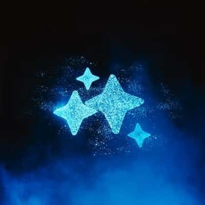 Glowing Dust Particles Forming Logo in a fake-out-of-home ad of Samsung