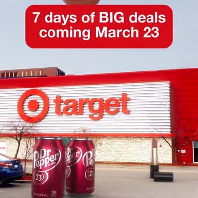 Oversized Items Scattered on Parking Space in a fake-out-of-home ad of Target