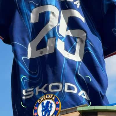 Jersey Spotted Above Stadium in a fake-out-of-home ad of Skoda