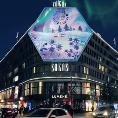 Facade Unveils Advent Calendar in a fake-out-of-home ad of Lumene