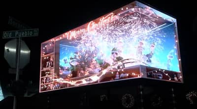 Speaking Rock Plaza Texas 3D Billboard