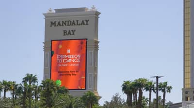 Mandalay Bay Standing 3D Billboard
