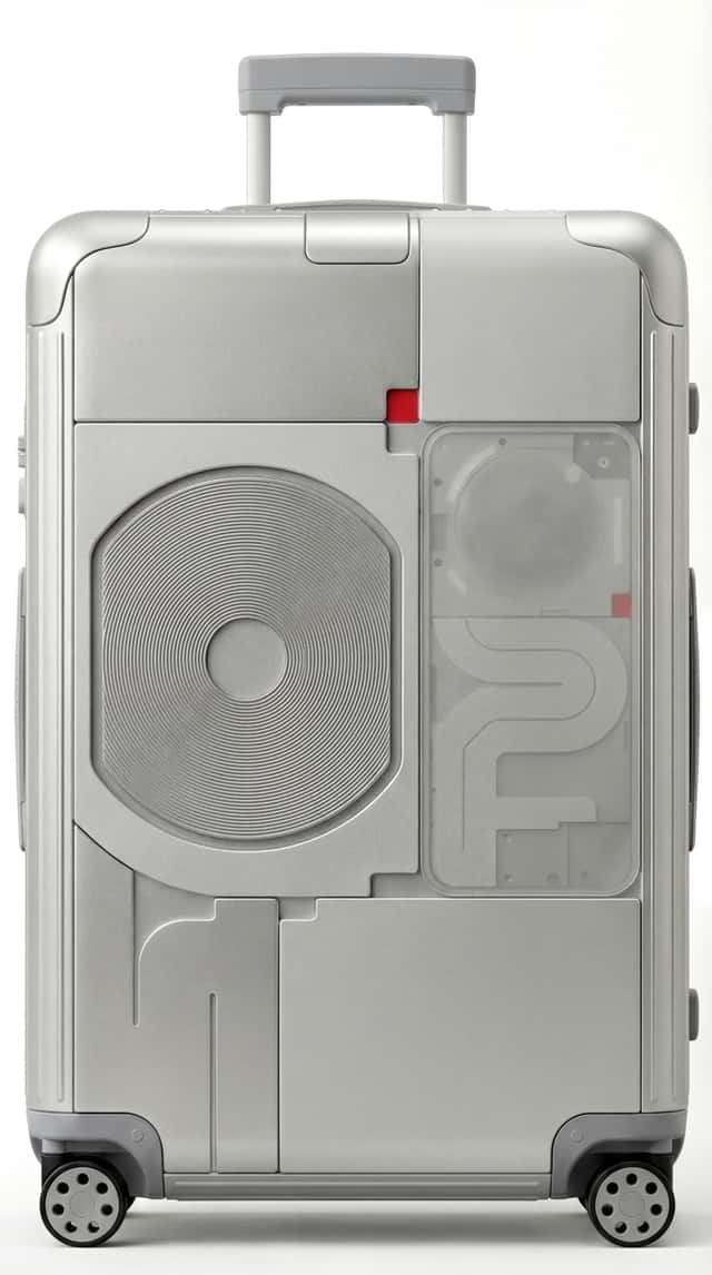 Rimowa x Nothing AI concept suitcase