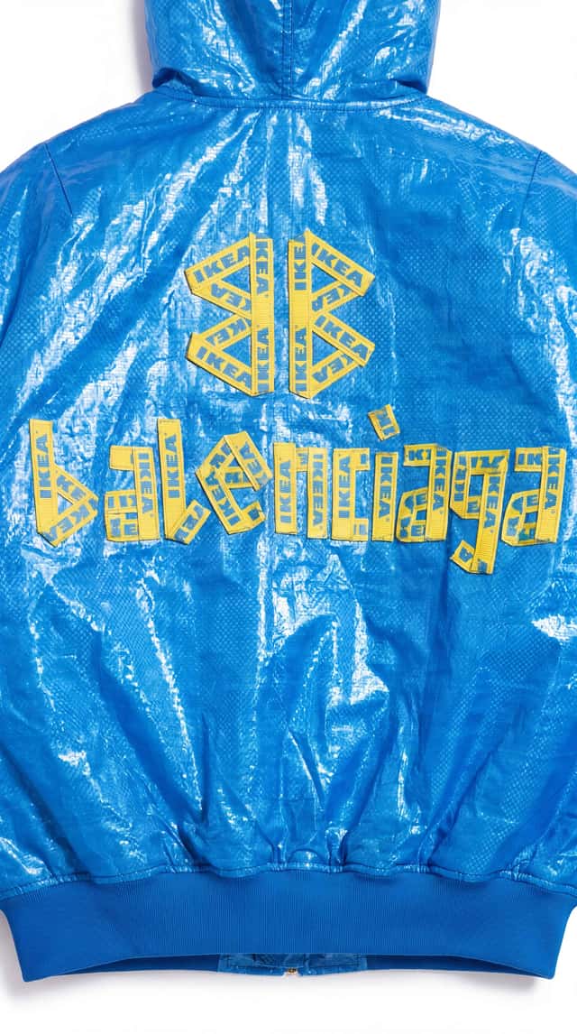 IKEA x Balenciaga bomber jacket back
