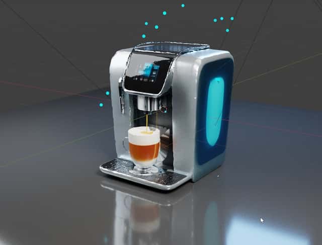 exemplo máquina de café blender