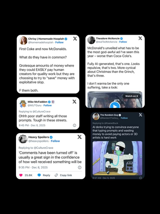 Online Reactions to the ad